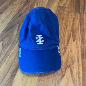 IZOD Baseball Cap Mens OSFA Blue Cotton Twill Embroidered Logo Adjustable Hat